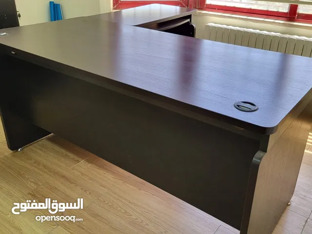 مكاتب ( مكتب ) مدير مع زاوية مميز + خزانة جانبية