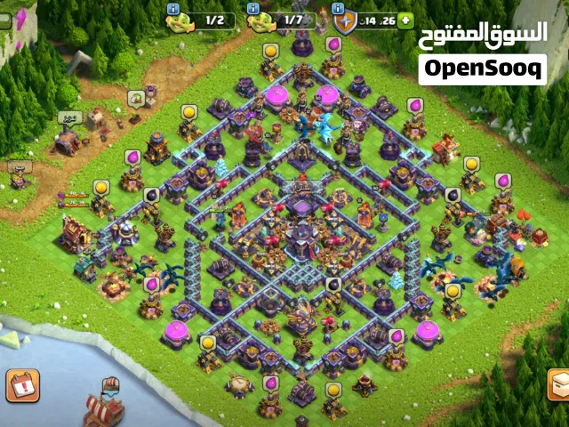 قرية clash of clans LV 15 max