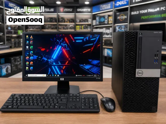 Dell Core i3 6th Generation 8GB RAM 500GB HDD  19" Monitor Intel HD Graphics 4GB Shared Windows 10