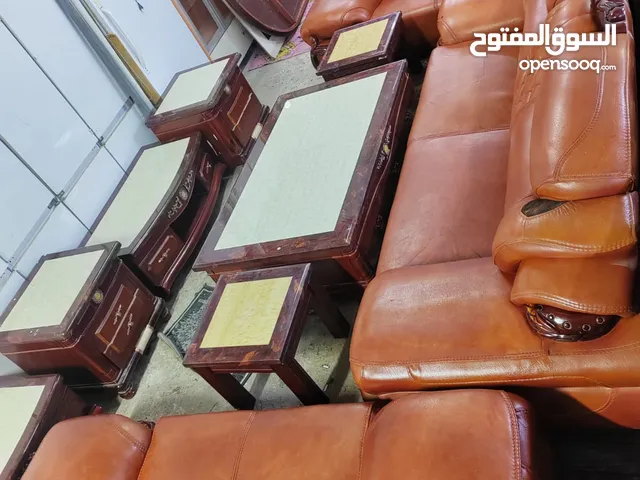 كنب جلد 7 مقاعد فاخر