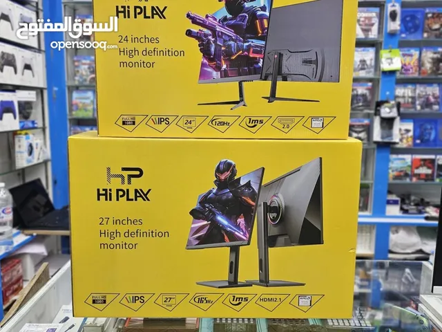 عرض محدود ! شاشتين جيمنج سرعتهم 1ms الاولى: 120hz 24 بوصه الثانيه: 165hz 27 بوصه
