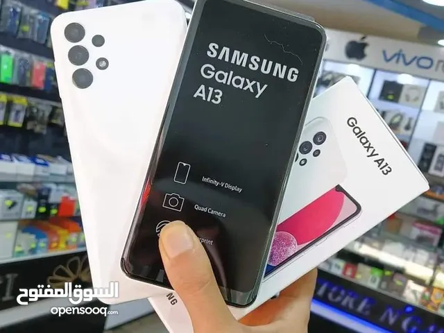 مستعمل اخو الجديد Samsung A13 جيجا 64  أغراضة والكرتونه الأصلية مكفول متوفر توصيل