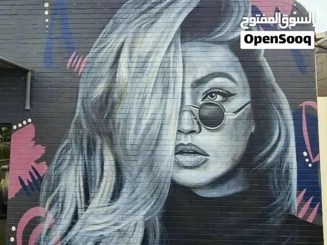 رسام جداريات _ لوحات وتخطيط وتلوين