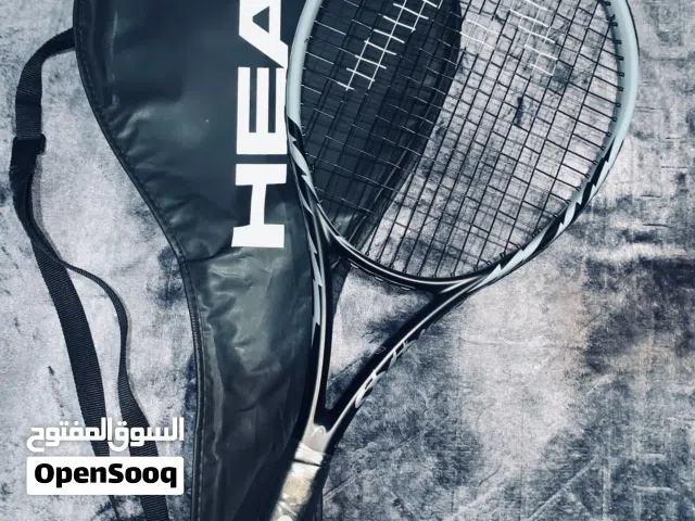 Head brand tennis racket, not old, used only once. If you're serious and want it, contact me.