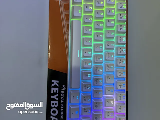 Gaming keyboard Royal Kludge (white) كيبورد جيمنج Royal Kludge (ابيض)