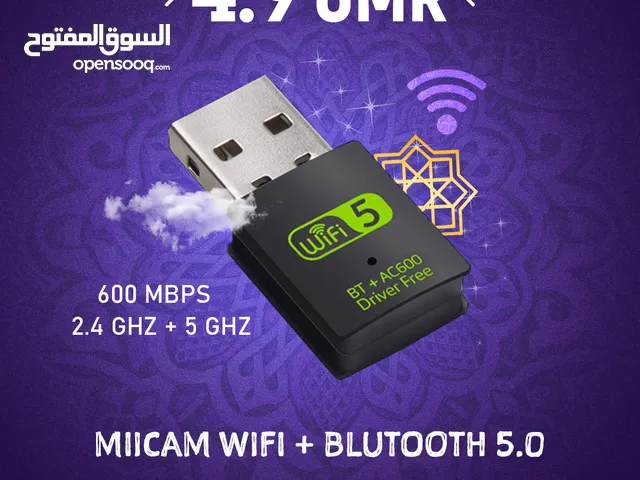 Miicam Wifi + Blutooth 5.0 USB Adapter - قطعة واي فاي و بلوتوث !