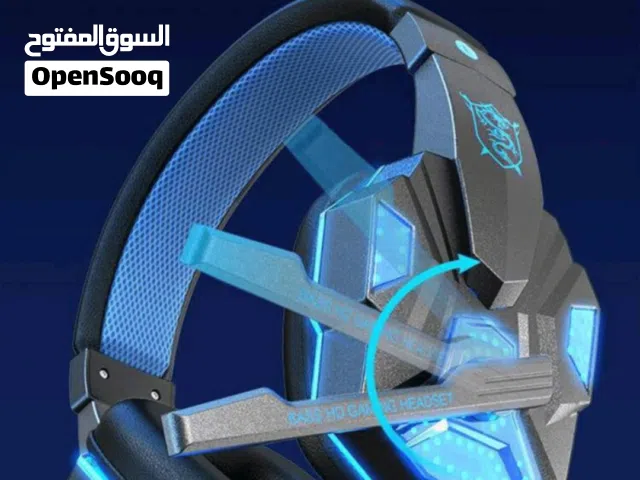 سماعة راسة مع سماعات العاب سلكية