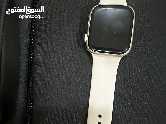 ساعة ابل استخدام بسيط جدا ( الاصدار الثامن) مقاس 45 شبه جديده نسبة البطارية 100٪