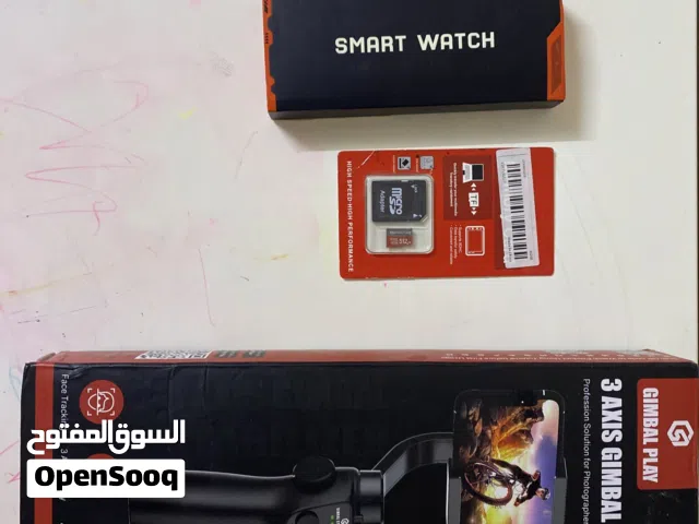 عرض لقطة ما يتفوت: باقة التكنولوجيا المتكاملة (مثبت جوال F10 + ساعة ذكية + كرت ذاكرة)