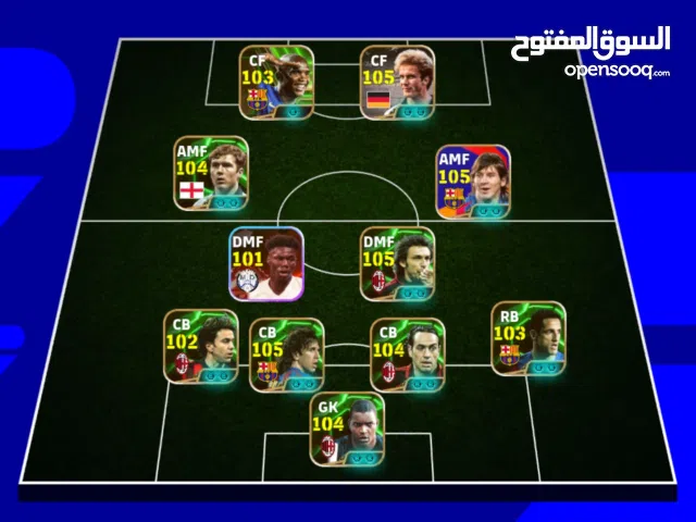 حساب بيس للبيع مستعجل 15 لاعب غير مجاني وكلشي بي ونجوم اسبوع لاعبين قديمين تحفه الحساب وربط كونامي