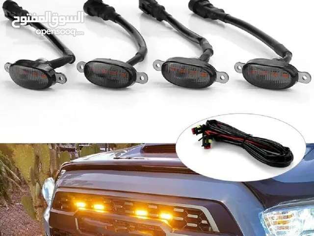 Car front grill day light