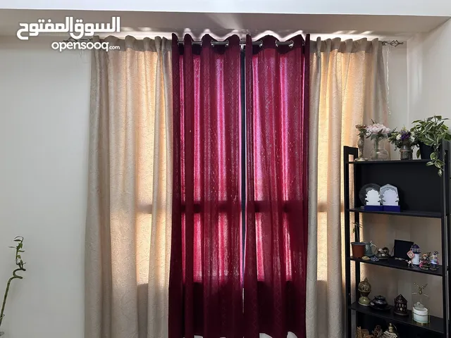 Curtains for sale Beige and red Negotiable price 135x240