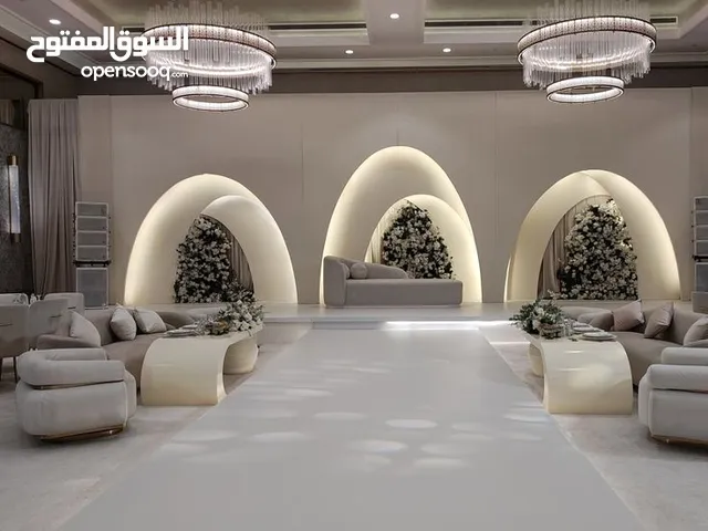 ديكورات كوش افراح حسب التصميم المطلوب تنفيذه