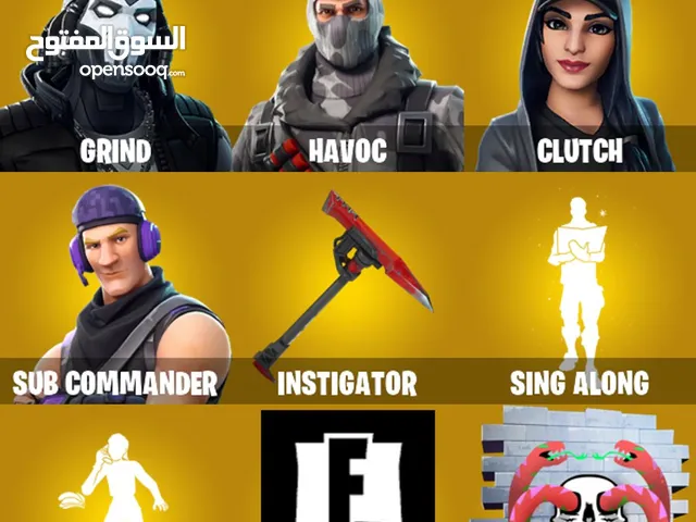 [PC/XBOX/NIN] 60 سكن غرايند  هافوك  كلاتش  ساب كوماندر  درع الهاربيـنجر أوميغاروك 450 في-بكس