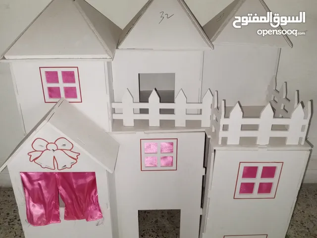 بيت باربي حجم كبير تركيب مستعمل للبيع