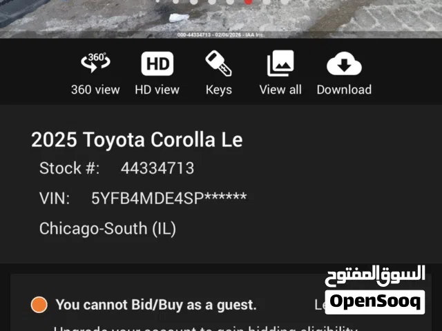 2025 Toyota Corolla LE