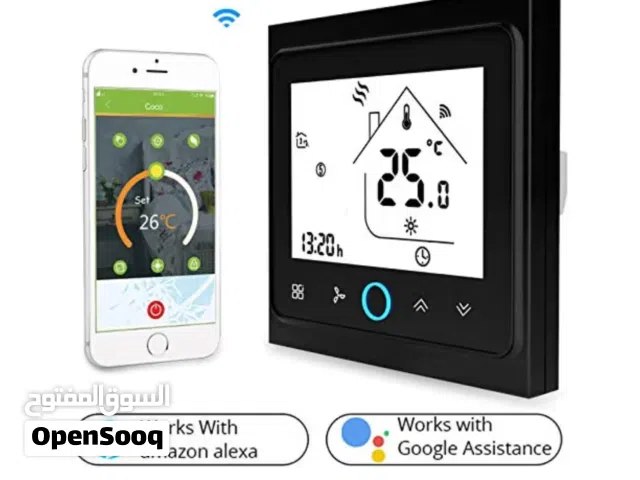 وحدة تحكم في درجة حرارة مكيف الهواء المركزي الذكي واي فاي من موس