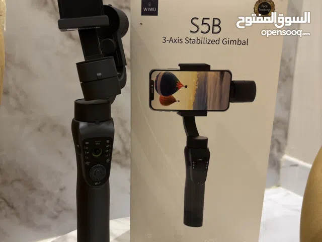 مانع اهتزاز للجوال WIWU S5B أصلي – لتصوير احترافي مع العلبة والكرتون كام