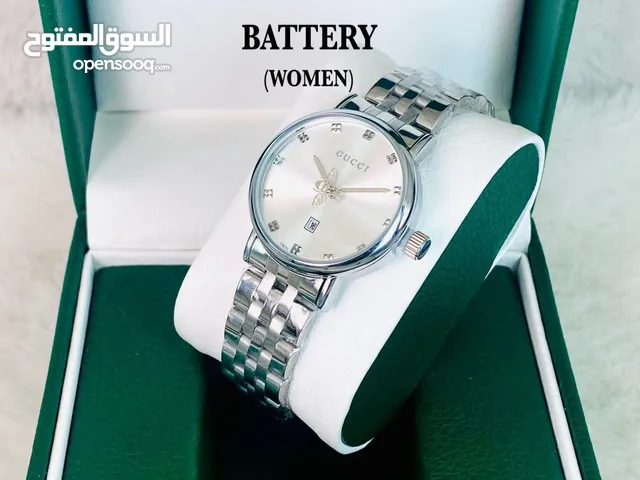 ساعة رجالية ونسائية من ماركات عالمية مختلفة  Rolex // Tissot // kalvin klein // cartier //  cucci