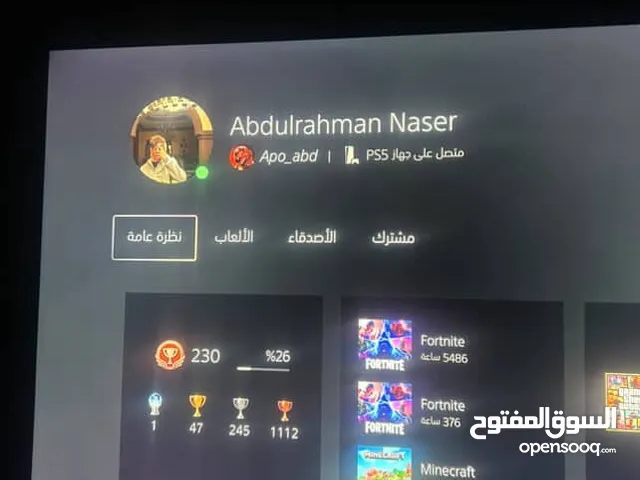 حساب فاخر ps4/ps5 حساب من 2016 لعشاق التختيم و الفيفا و العاب السولز و الاونلاين