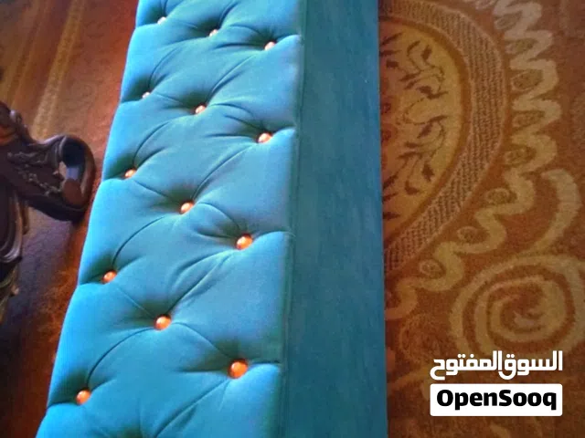مقعد و صندوق تخزين ( بف ) 120سم مخمل شبه وكاله