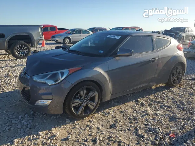 Hyundai Veloster 2017 Gray 1.6L Full Option Panoramic Tarbo Vcc paper American space