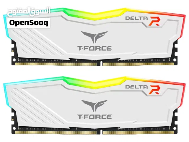 رام ميموري TEAMGROUP T-Force DELTA RGB DDR4 CL18 3600MHz