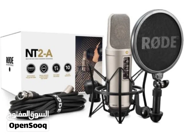 باكيج قارئ القرآن: RØDE NT2-A +الجيل الرابع Focusrite 4 + مايك + سماعات + هيدفون RØDE احترافي