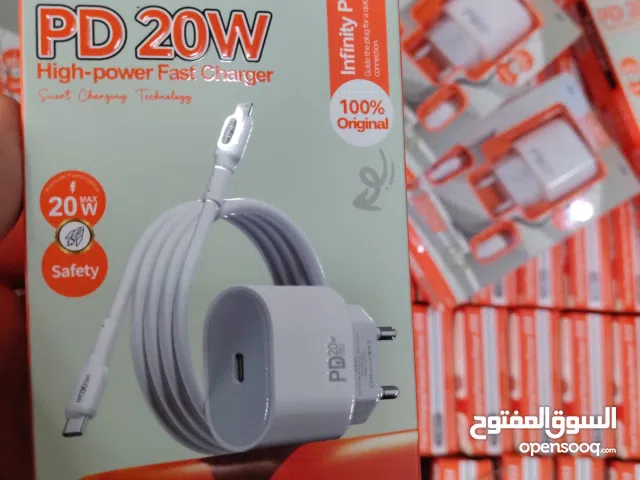 شاحن اصلي بقوة 20 وات من شركة موكسوم