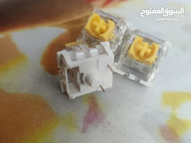 سويتشات كيبورد صفرة يوشي خطية yellow keyboard switches