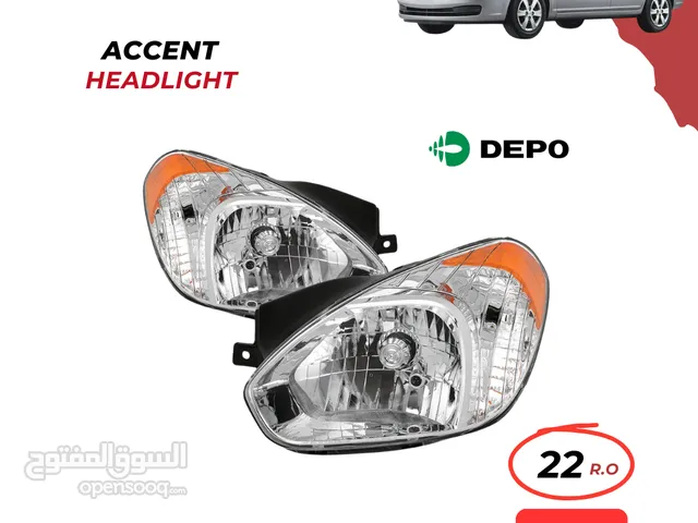 ليتات هيونداي اكسنت hyundai accent headlights