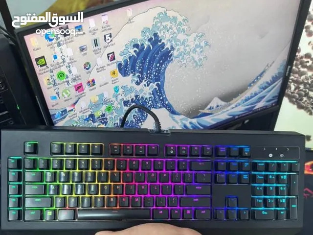 كيبورد razer blackWidow chroma v2 مع هدية سماعة فانتك السعر الاصلي 140