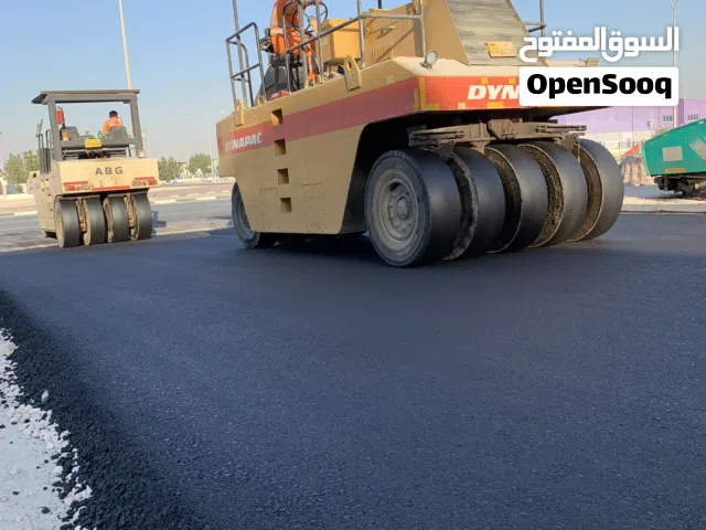 عمل اسفلت للطرق باركنات