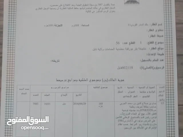 Residential Land for Sale in Hammamet Other