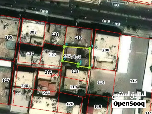 Residential Land for Sale in Zarqa Al-Saadeh st.