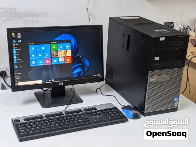 Dell Core i7 -Computer Set Speed 3.40Ghz 8GB RAM  500GB HDD Win 10 Pro 19'′ HD Monitor-/ WhatsApp