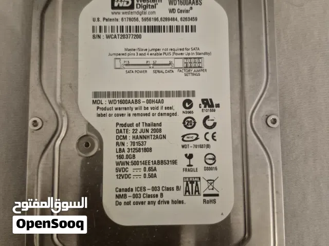 Westren Digital hardisk 160gb