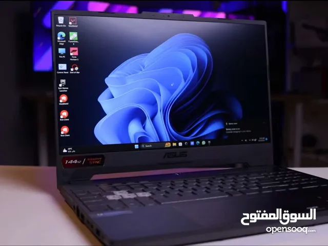 Gaming laptop rtx 3050 : Asus tuf gaming F15 144hz / لابتوب قيمنق شاشة 144 هيرتز