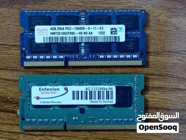 (4×2) 4GB DDR3 1333Mhz