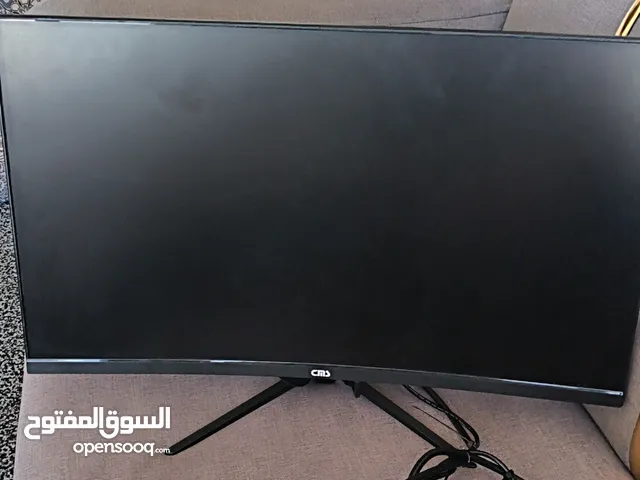 للبيع شاشة كمبيرتر 24 انش مستخدمة  للتصميم والعاب ماركة  c.m.s