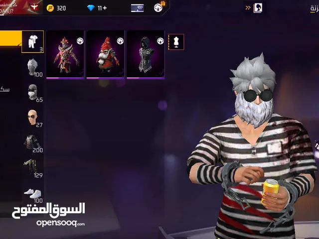 Free Fire Accounts and Characters for Sale in Irbid