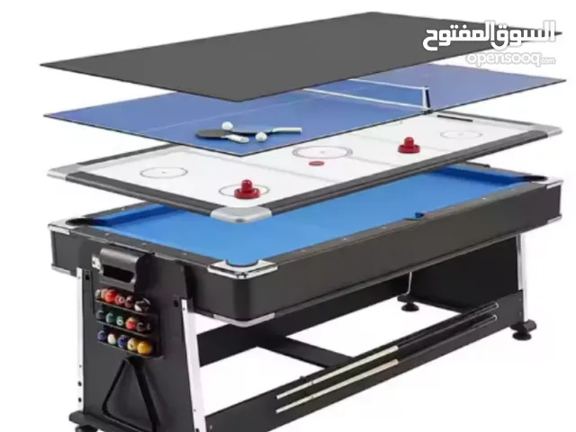 طاولة العاب 4في1 تشمل تنس وبلياردو و هوكي وطاولة عادية .بأقل سعر في السعودية كاملة