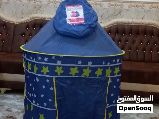 خيمه اطفال جديده تم شرائها قبل 3 ايام مع 27 كره