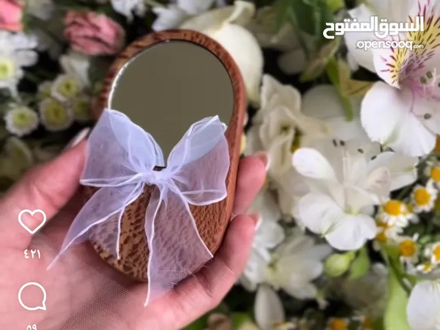 مرايا توزيعات اعراس شغل يدوي للمناسبات