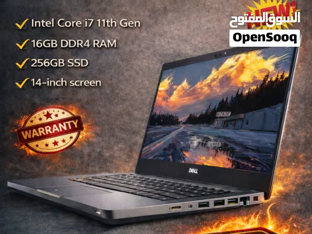 لاب توب ديل جديد ضمان سنه وهدايا مجانية Dell Latitude new with warranty