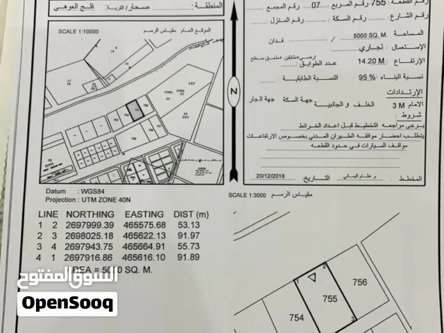 Commercial Land for Sale in Al Batinah Sohar