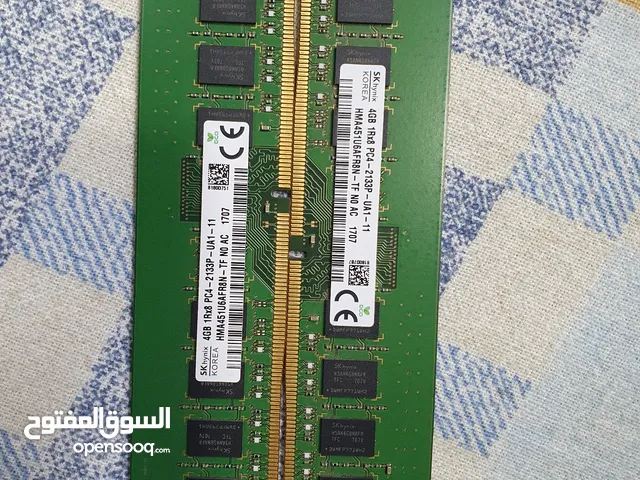 DDR4  TWO 4GB RAM