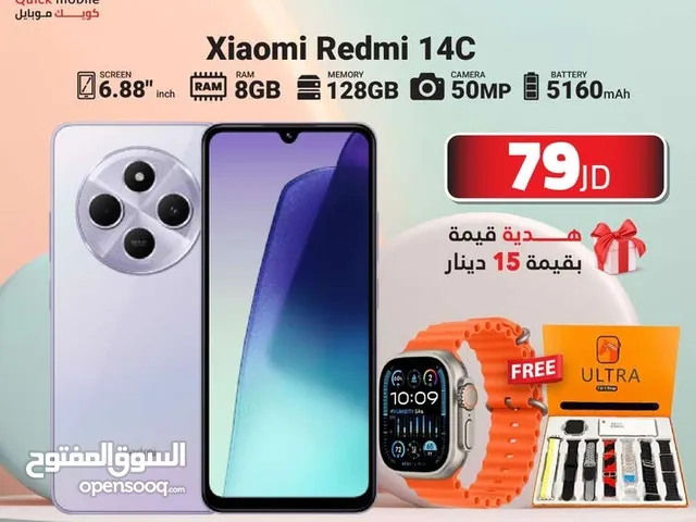 XIAOMI REDMI 14C ( 128GB ) / RAM 8 NEW /// شاومي 14 سي ذاكرة 128 رام 8 الجديد