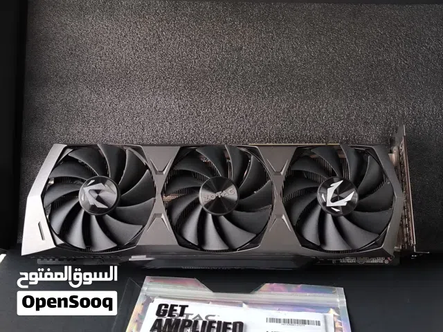 للبيع كرت 3070TI ZOTAC الكرت نظيف كأنه جديد واستخدام قيمنق