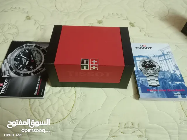 ساعه سويسري فرصه تيسوت سويسري استيك بلاتين في جولد عيار 24 *2كتالوج بالعلبه جديده صناعه سويسريه اصلي